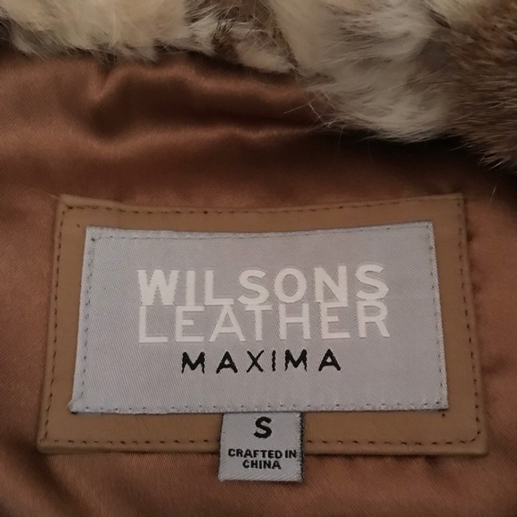 Wilsons Leather | 100% Fur Jacket | Leather Trim - Picture 5 of 10